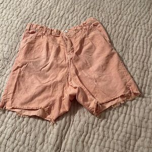 We the free button fly harem shorts size 8